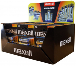 Maxell Alkaline LR6 AA 4-pack Display (30x4/120 batteries)