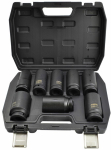 AWTOOLS Impact Socket Set 3/4" 8 pcs 24-38 mm Long Black Line