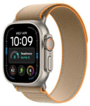Apple Smartwatch Watch Ultra 4 GPS + Cellular 49mm Natural Titanium Case with Sand Trail Loop - M/L
