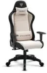 SENSE7 Spellcaster FUKU Fabric Armchair, Black-Beige