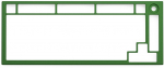 Glorious GMMK PRO Top Frame - forest green