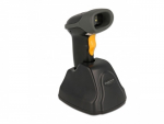 Delock 2.4 GHz Wireless 1D/2D Barcode Scanner with Charging Station
