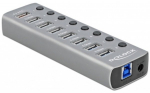 DELOCK HUB USB 3.2Gen1 7Port Schnellladeport USB-C PD 3.0