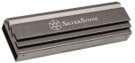 SilverStone TP04T M.2 Passive Cooler, Aluminum - Silver, Compatible with 2280 Modules