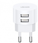 Usams Charger T20 2XUSB 2,1A Round