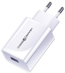 Usams Charger T22 18W QC 3.0 with USB-C kable