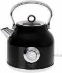 Adler AD 1346B electric kettle 1.7 L 2200 W Black, Metallic