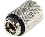 Phobya extension G1/4 to G1/4 rotatable - silver nickel-plated