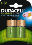 Duracell rechargeable C batteries 3000mAh 2 pcs
