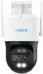Reolink TrackMix Series W760 - 4K Outdoor Camera, Dual View, Auto-Zoom Tracking, 2.4/5Ghz Wi-Fi, Color Night Vision