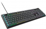 Corsair K55 RGB Gaming Keyboard, Full-Size, ISO (DE)