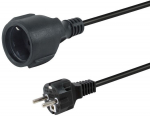 Equip Netzkabel Anschl. Schuko -> CEE7/3 3.00m schwarz