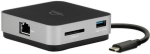 OWC USB-C Travel Dock E, gray/black, HDMI, USB-A, GbE