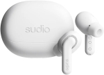 Sudio E4 Pro Bluetooth in-ear earbuds, mic, Cloud White, NC