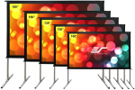 Elite Screens | Yard Master 2 Mobile Outdoor screen WV-Dual | OMS120H2-DUAL | Diagonal 120 " | 16:9 | Viewable screen wi