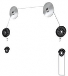 TV SET ACC WALL MOUNT BLACK/26-47" PLASMA-W800 NEOMOUNTS