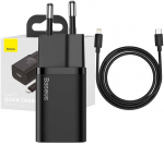 Baseus TZCCSUP-B01 mobile device charger Black Indoor