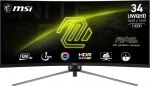MSI MAG 345CQRDE 34" black UWQHD VA curved monitor