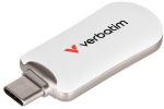 STICK 64GB Verbatim Plectra White USB-C Flash Drive 30228