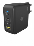 Ladeger&auml;t 4-Port IcyBox 100W GaN mit PD 3.0