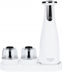 Adler | Electric Salt and pepper grinder | AD 4449w | Housing material ABS plastic | 7 W | Lithium | Matte White