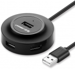 Hub USB-A 4-Port (USB 2.0) 1.0m, Black