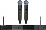 Shure SLXD24DE/B58-G59 - dual digital wireless system with two transmitters/handheld microphones (470 - 514 MHz)