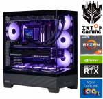 INTOP AQUA Ryzen 9 9900x 32GB DDR5 1TB SSD M.2 NVME+2TB RTX5070Ti 16GB  no-OS