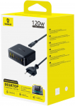 Desktop Charging Station EnerFill FH21 120W 2xUSB-A + 4xUSB-C 1.5m, Black