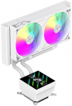 Gamemax CPU Liquid Cooler | GLACIER 240 LCD WH | White