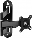 Arctic W1C Black Monitor Wall Mount for up to 43" & 49" Ultrawide, 18kg Max, VESA 75x75 & 100x100