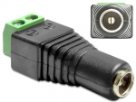 Adapter DC 2.1 x 5.5 mm female > Terminal Block 2 pin