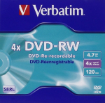 DVD-RW Matt Silver 4x, 5pcs