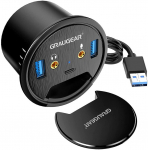 GRAUGEAR USB 3.0 Tisch Hub mit Audio- und Mikrofonanschluss