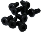 screw DIN 7984 M3 x 6 hexagonal flat black - 1 piece