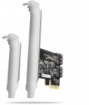 AXAGON PCES-SJ2 PCIe Controller 2x internal SATA 6G port, JMB582 + LP