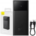 Powerbank Baseus Star-Lord 30000mAh, USB, USB-C, 22.5W (black)
