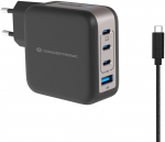 CONCEPTRONIC Ladeger&auml;t 4Port 100W,3xUSB-C,1xUSB-A 1.5m sw
