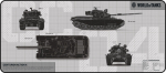 Yenkee Mousepad DEFENDER WT90 - limited edition WORLD OF TANKS