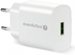Everactive PHONE CHARGER 1X USB 18 W QC 3.0 WHITE