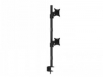 Multibrackets Officeline Dual Vertical VESA Desk Mount Black