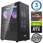 INTOP Ryzen 7 7700X 64GB DDR5 1TB SSD M.2 NVME+2TB RTX5060Ti 8GB no-OS