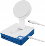 Hyper HyperDrive Flex MagCharge USB-C Hub, White/Blue | HD8100BUGL | HDMI ports quantity 1