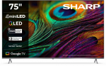 Sharp 4K QLED TV | 75JP7265E | 75 | Smart TV | Google TV | UHD