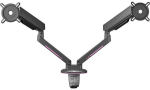 Universeller Gaming Dual Monitorarm (DM8210) (grau, RGB)