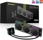 Gamemax CPU Liquid Cooler | HAILSTORM 360 LCD BK | Black