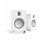 Kanto Audio premium powered speaker with headphone out, USB DAC, dedicated phono pre-amp, Bluetooth, matte white