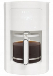 ELLE 1.8L white filter coffee maker