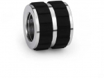 Alphacool Apex Grip 16mm IT/IT G1/4 Chrome Sleeve Adapter