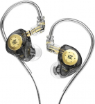 KZ EDX PRO NO MIC - in-ear headphones, black and gold